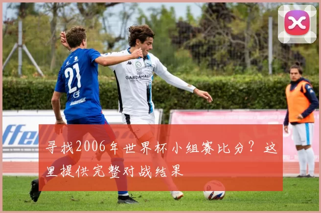 寻找2006年世界杯小组赛比分？这里提供完整对战结果